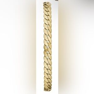 Armani Exchange Gold tone steel Chain Bracelet